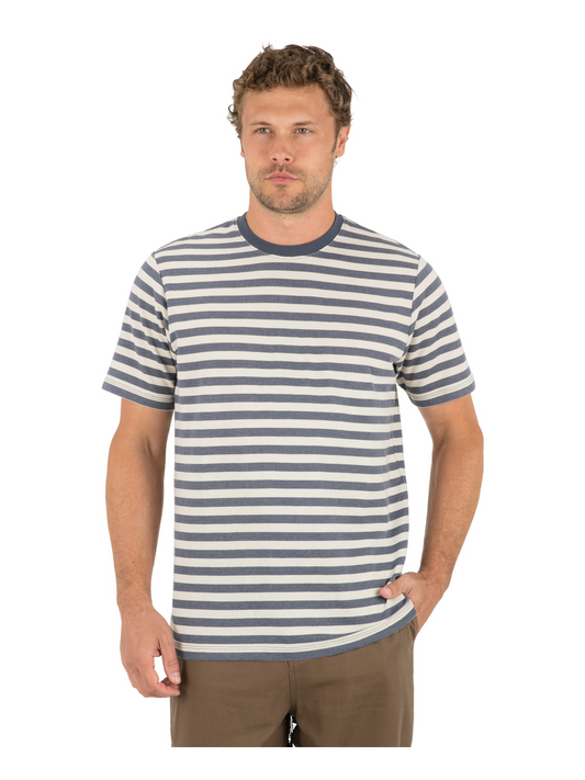 Hurley x Mikey DeTemple Heritage Stripe Short Sleeve in Monsoon