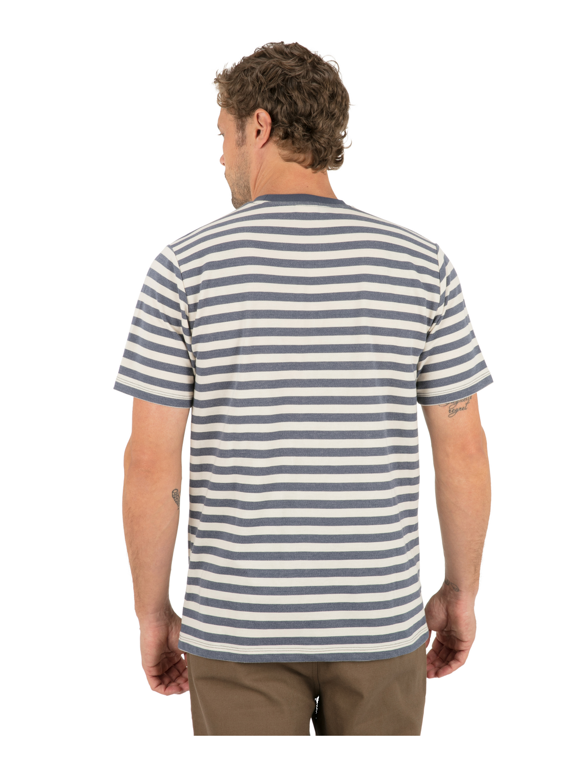 Hurley x Mikey DeTemple Heritage Stripe Short Sleeve in Monsoon