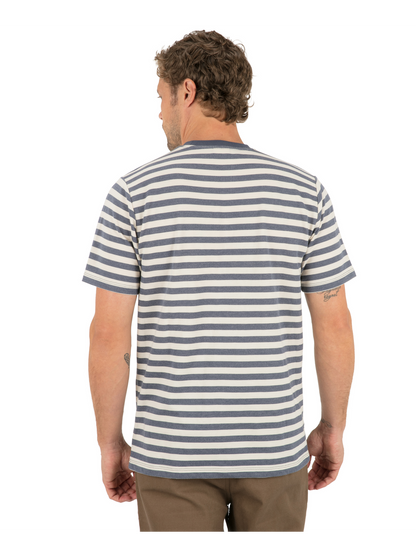 Hurley x Mikey DeTemple Heritage Stripe Short Sleeve in Monsoon