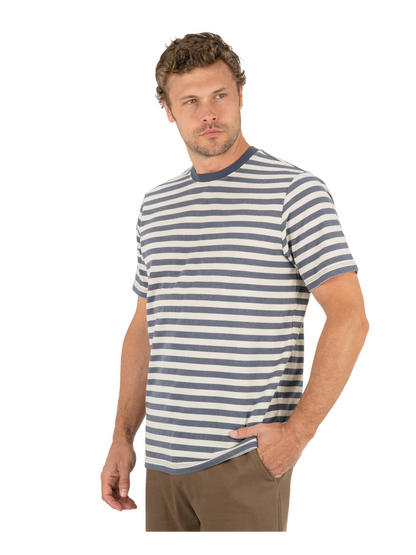 Hurley x Mikey DeTemple Heritage Stripe Short Sleeve in Monsoon