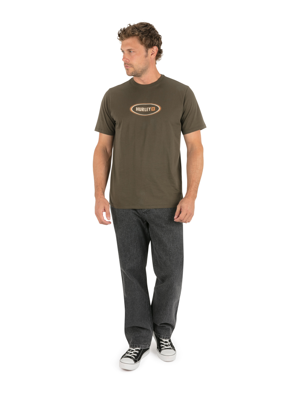 Washington Relaxed Denim Pant in Black Acid Wash