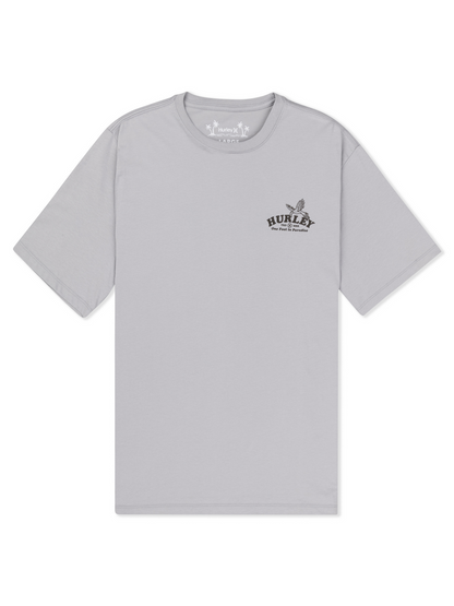 One Foot In Paradise Short Sleeve in Light Stone Grey