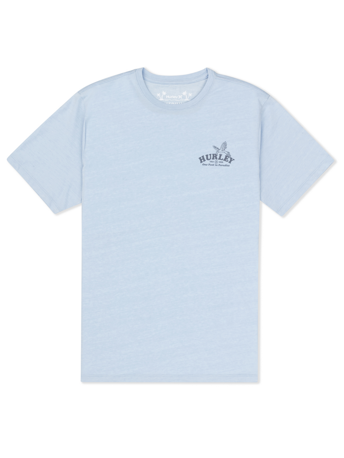 One Foot In Paradise Short Sleeve in Mystic Blue Heather
