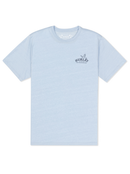 One Foot In Paradise Short Sleeve in Mystic Blue Heather