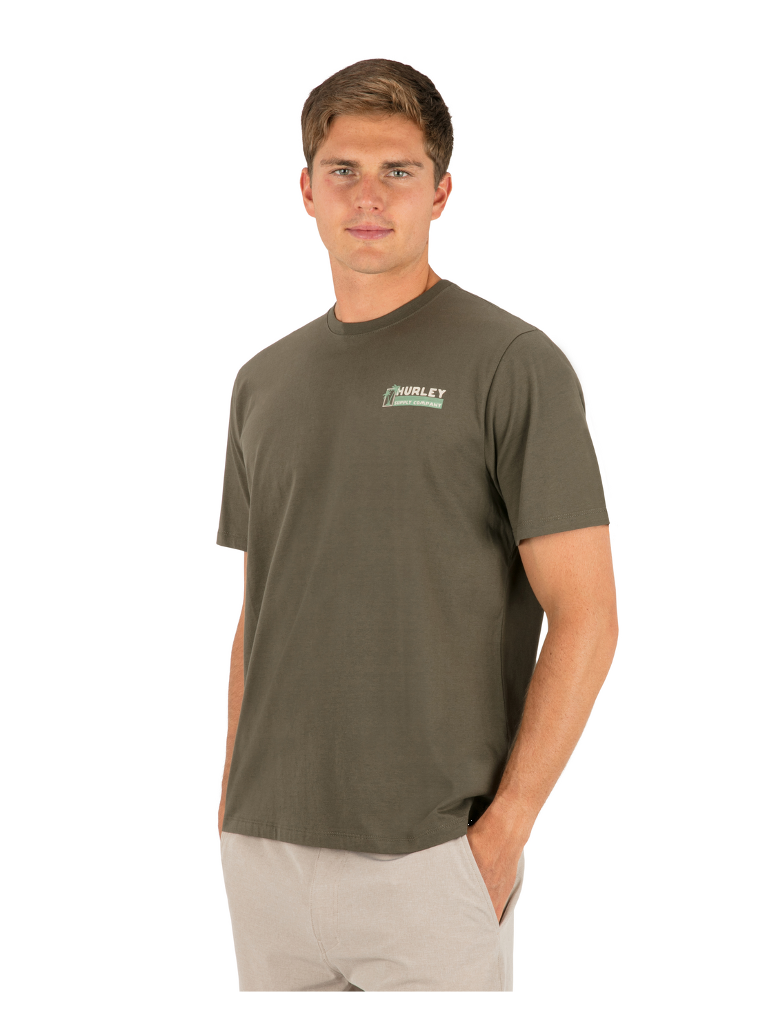 Beach Club Short Sleeve in Cargo