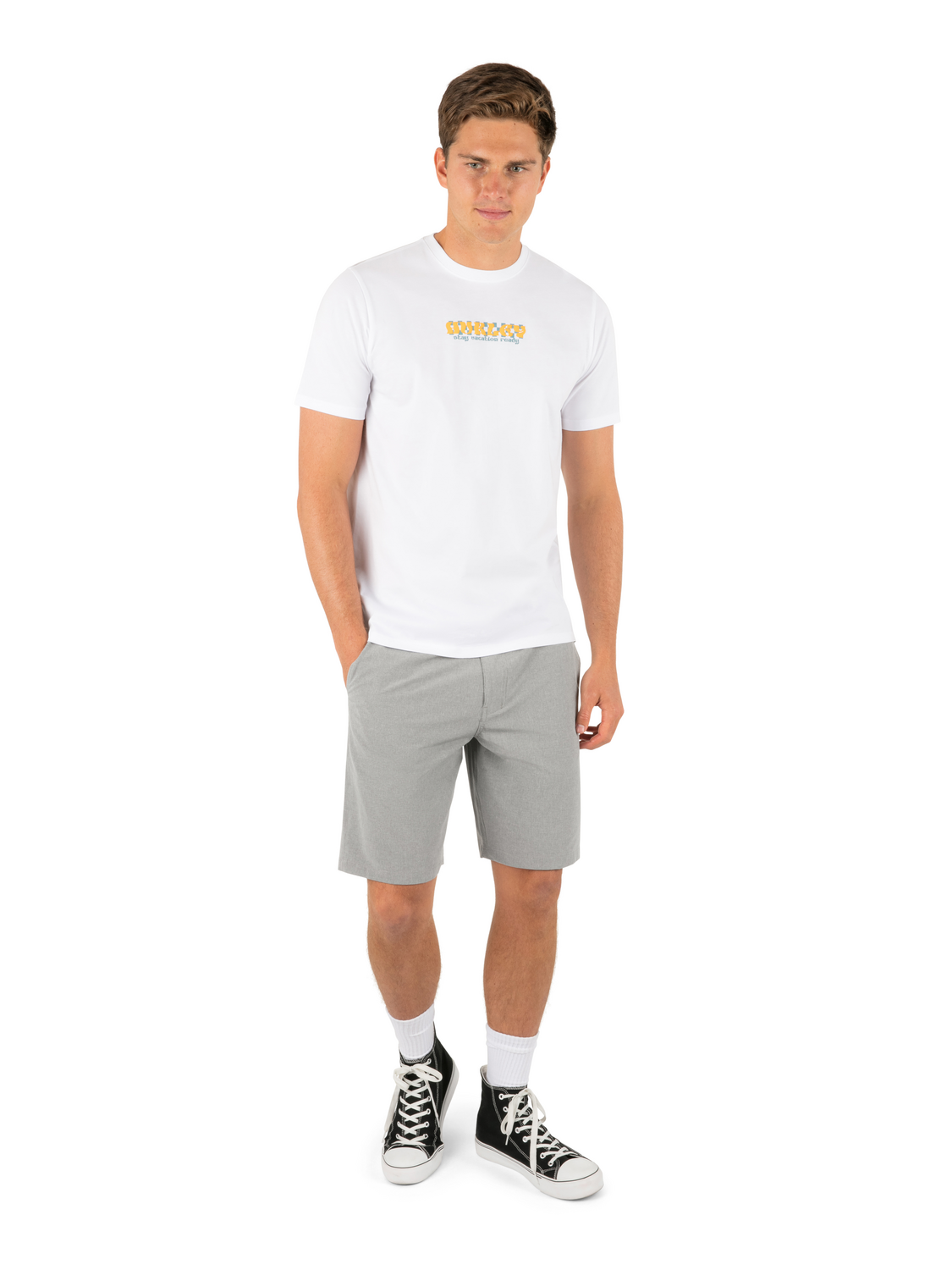 Vacation Ready Short Sleeve in White