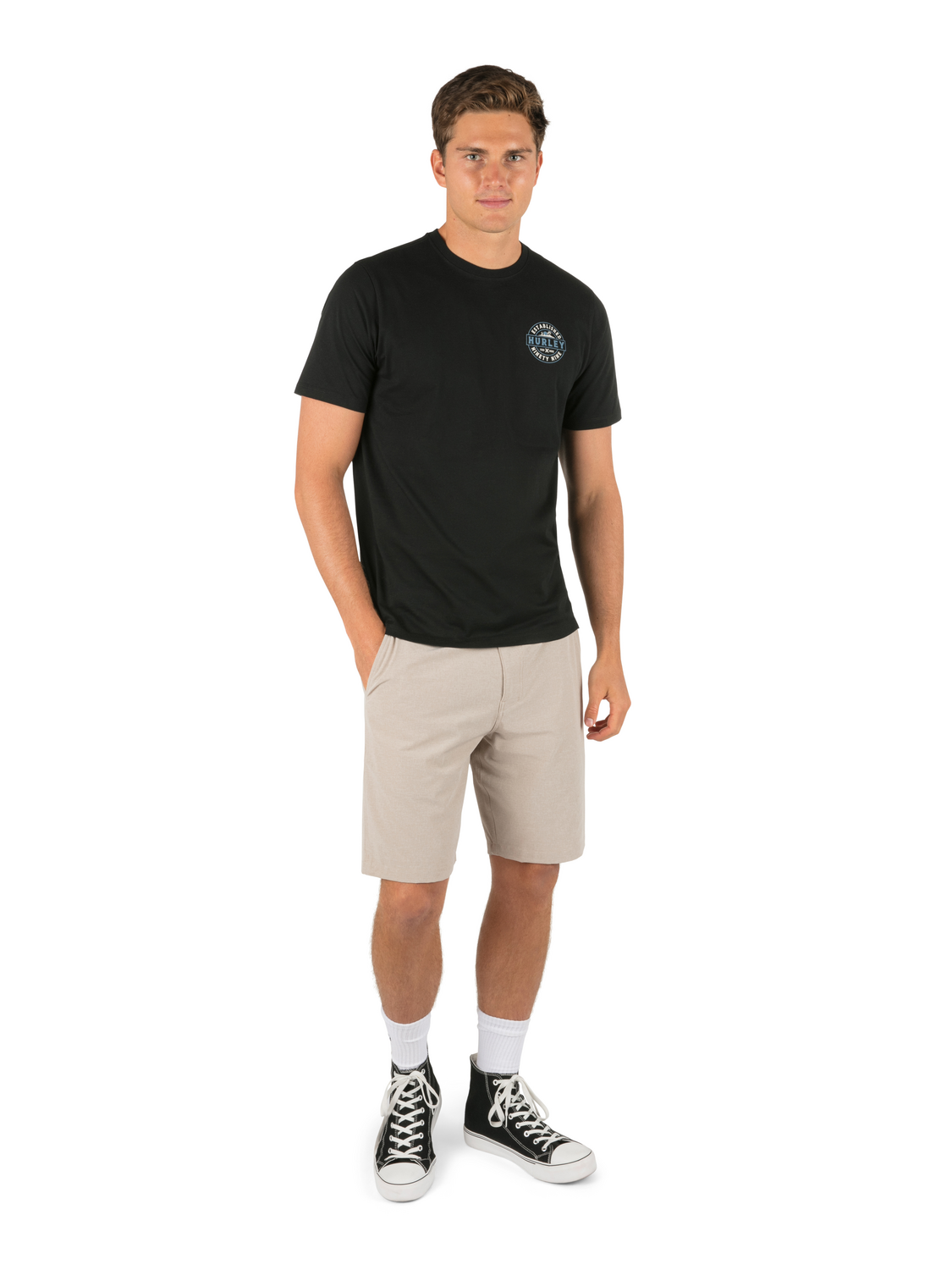 Camp Short Sleeve in Black