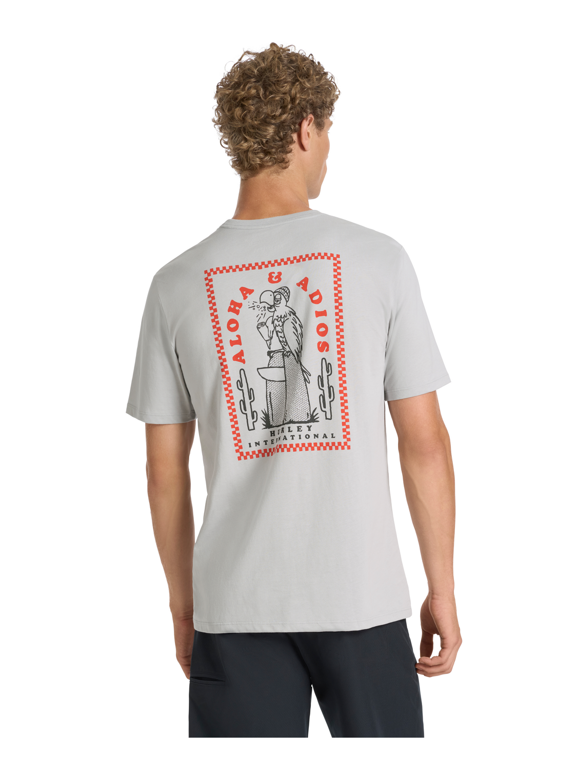 Aloha And Adios Short Sleeve in Light Stone Grey
