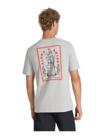 Aloha And Adios Short Sleeve in Light Stone Grey