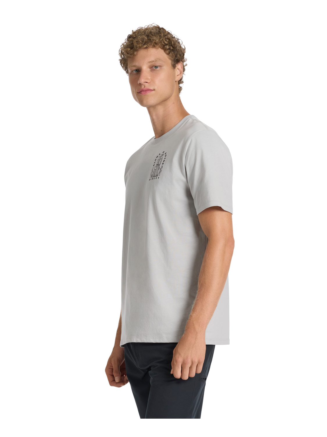 Aloha And Adios Short Sleeve in Light Stone Grey