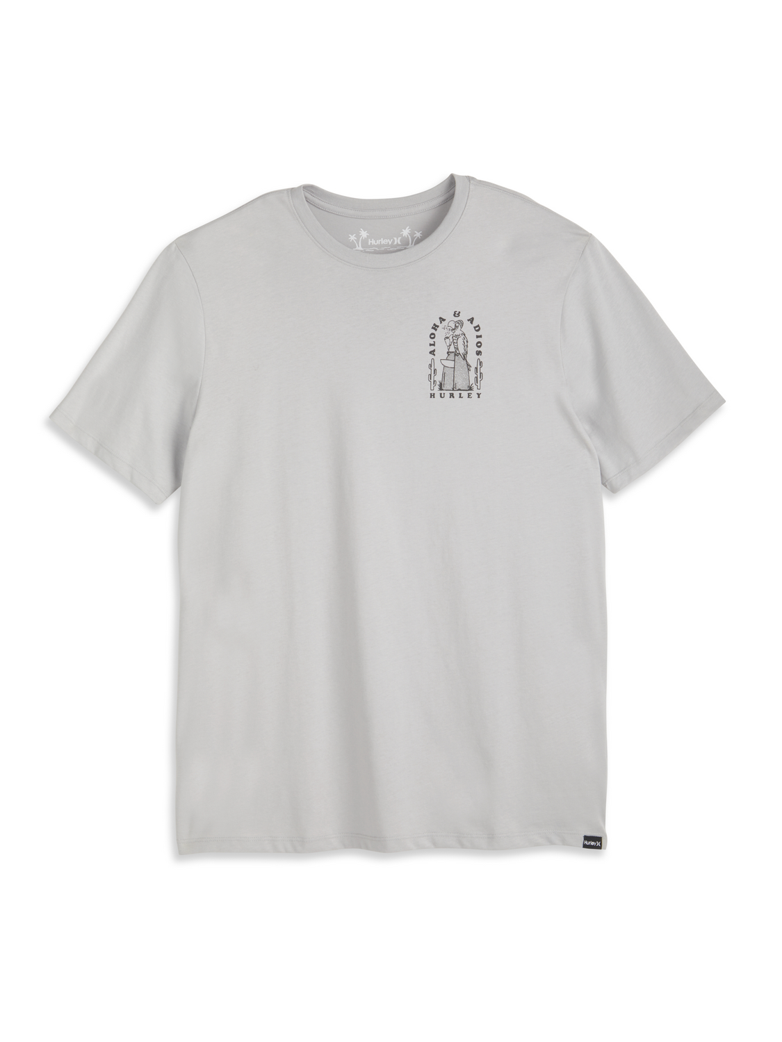 Aloha And Adios Short Sleeve in Light Stone Grey