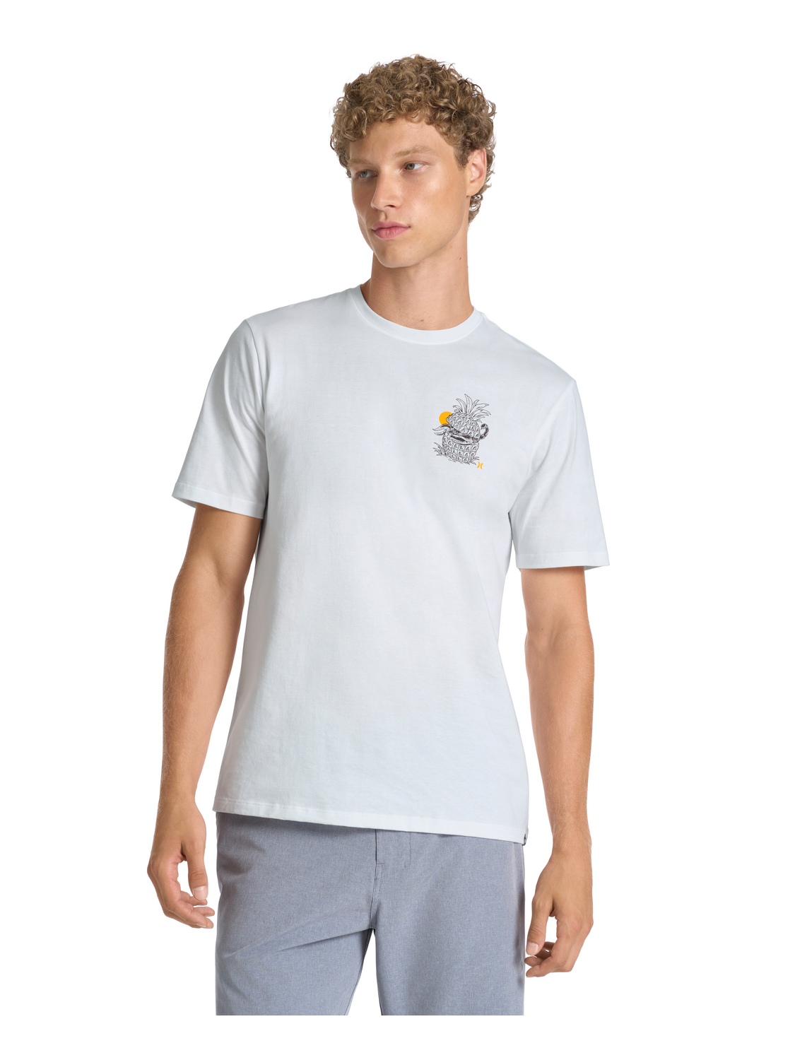 Tropical Troublemakers Short Sleeve in White