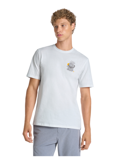 Tropical Troublemakers Short Sleeve in White