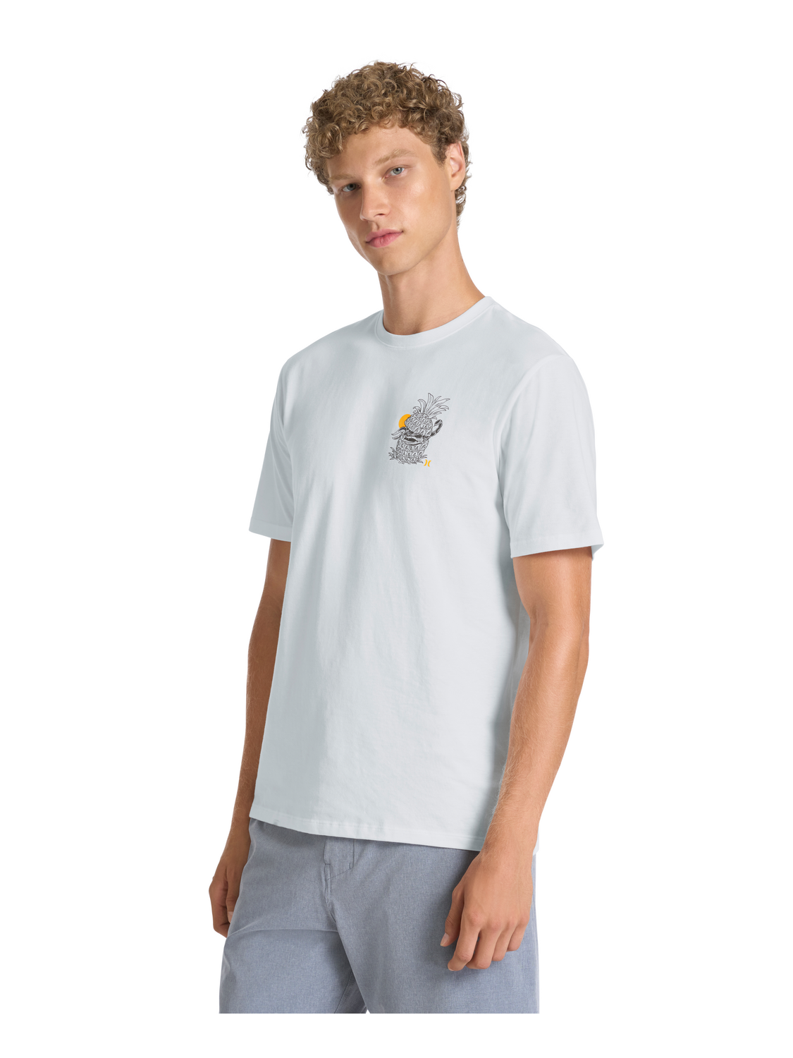 Tropical Troublemakers Short Sleeve in White