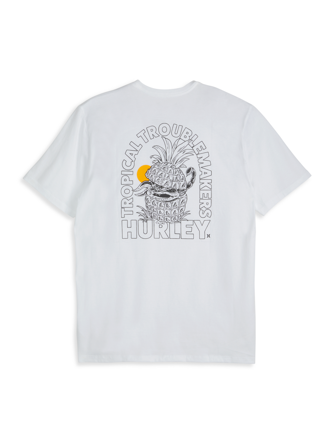 Tropical Troublemakers Short Sleeve in White