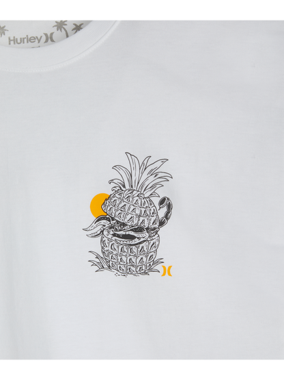 Tropical Troublemakers Short Sleeve in White