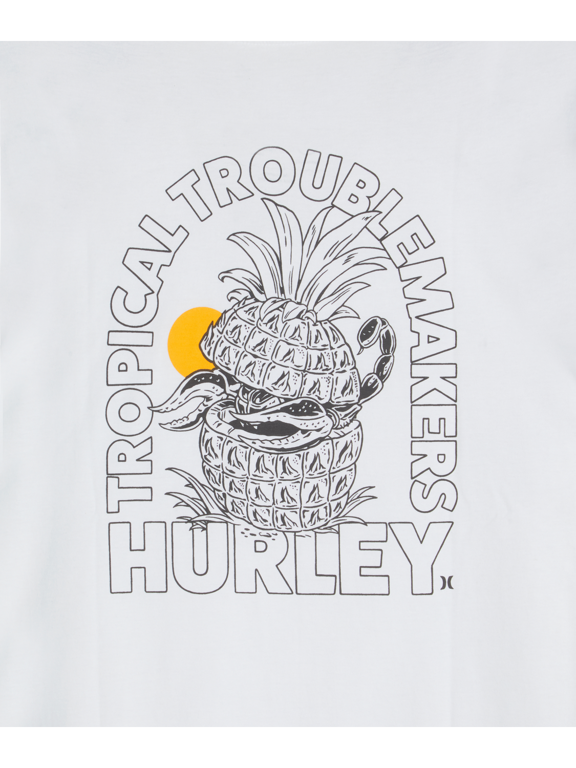 Tropical Troublemakers Short Sleeve in White