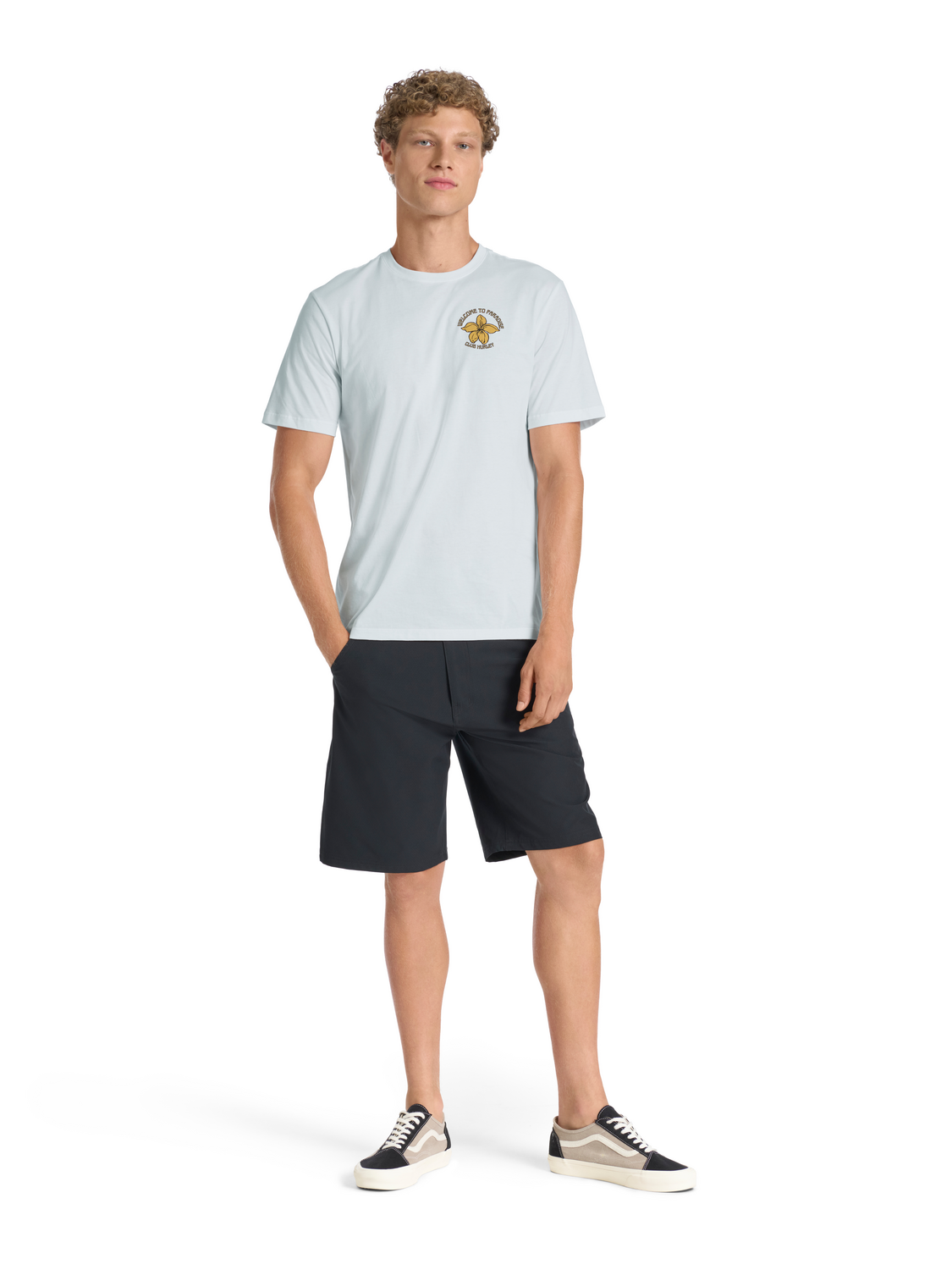 Shaka Macaw Short Sleeve in White