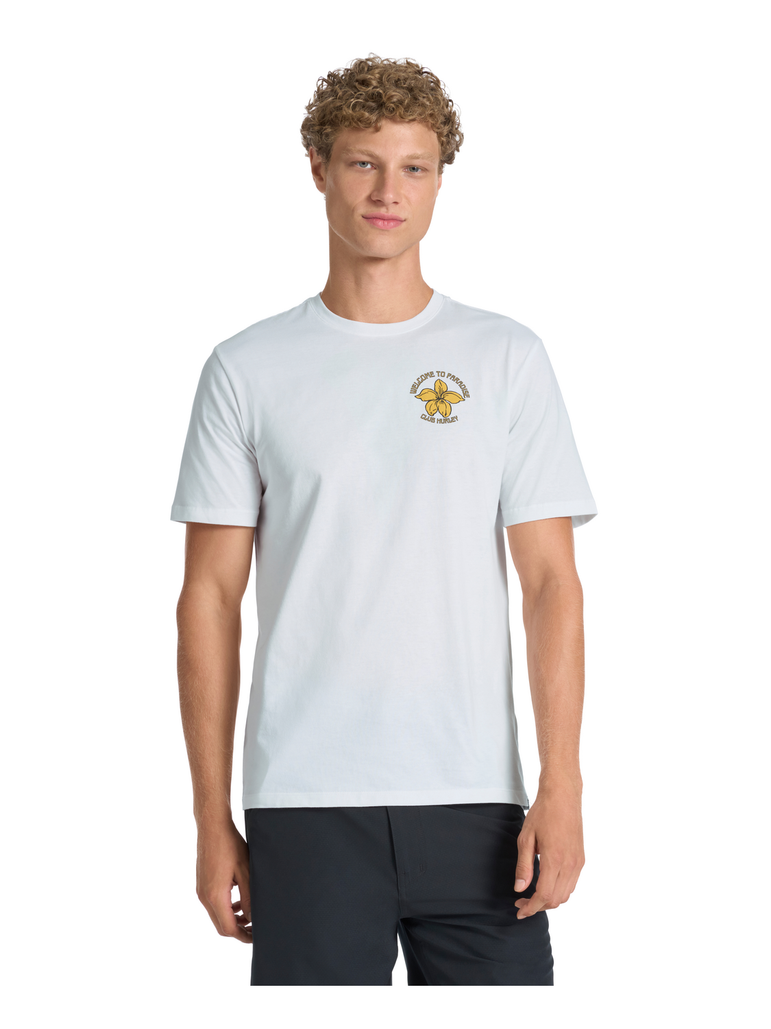 Shaka Macaw Short Sleeve in White