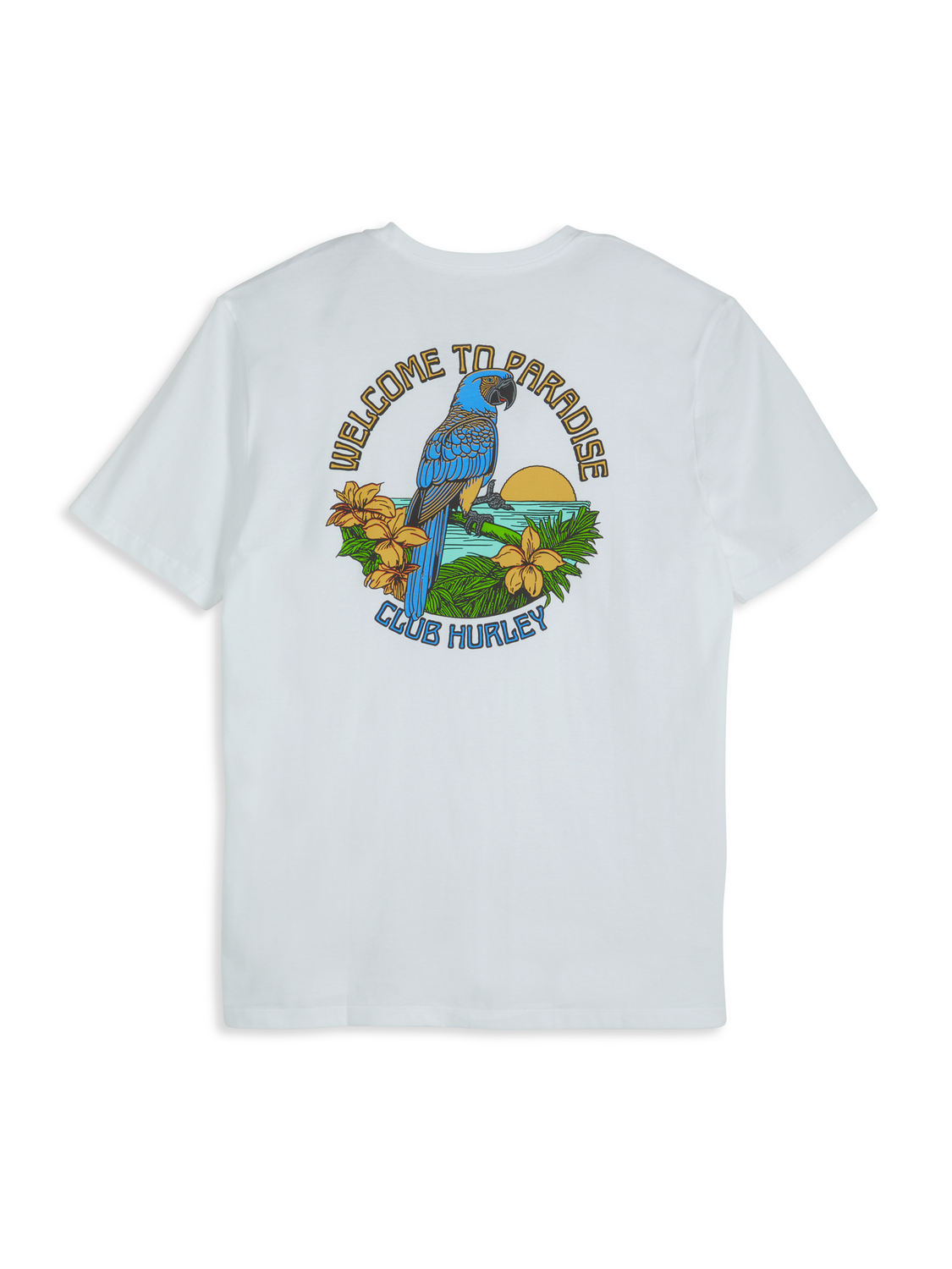 Shaka Macaw Short Sleeve in White
