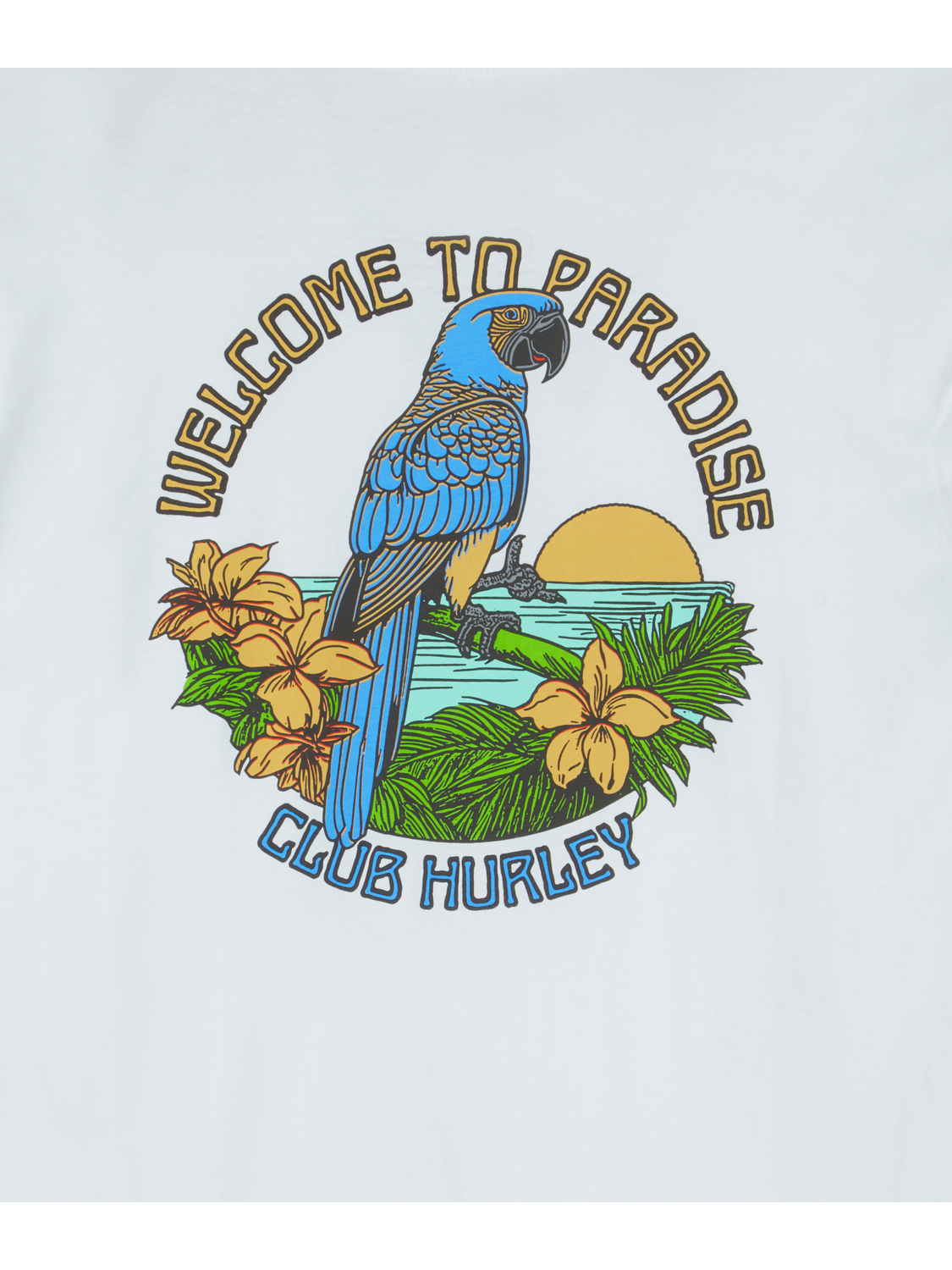 Shaka Macaw Short Sleeve in White