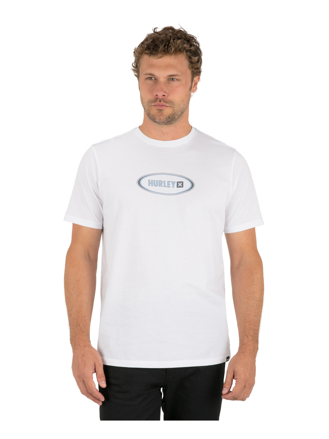Oval Short Sleeve in White