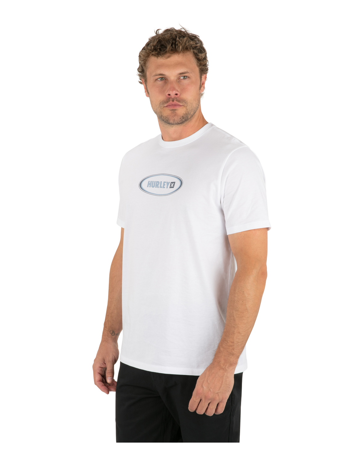 Oval Short Sleeve in White