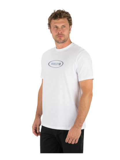 Oval Short Sleeve in White