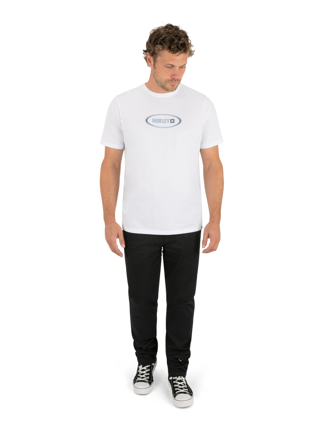 Oval Short Sleeve in White