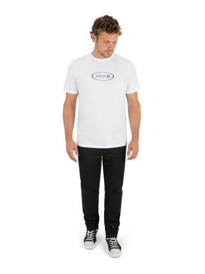 Oval Short Sleeve in White