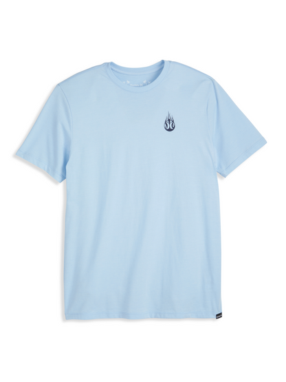 Burn Short Sleeve in Mystic Blue Heather