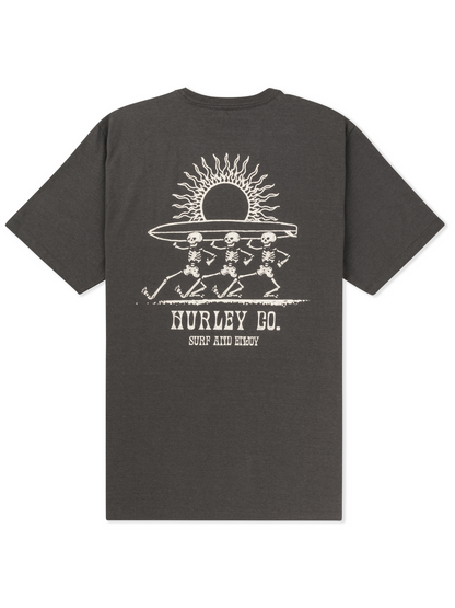 Struttin Bones Short Sleeve in Dark Stone Grey