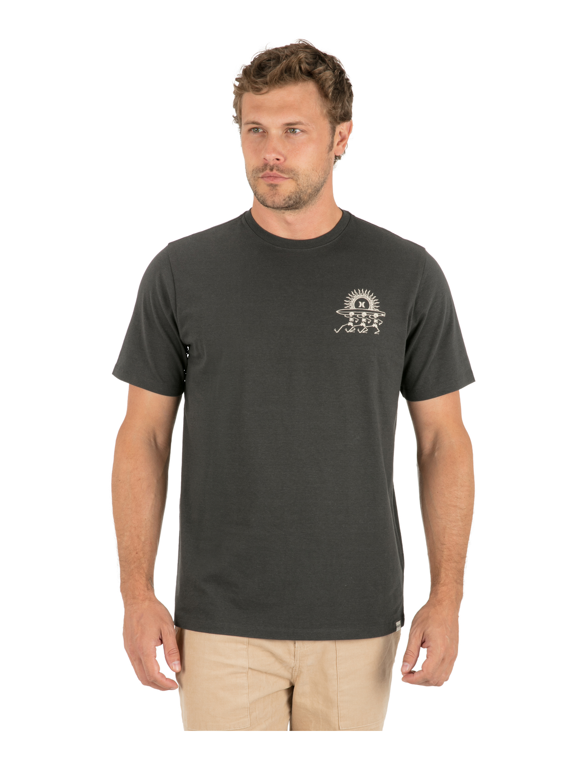 Struttin Bones Short Sleeve in Dark Stone Grey