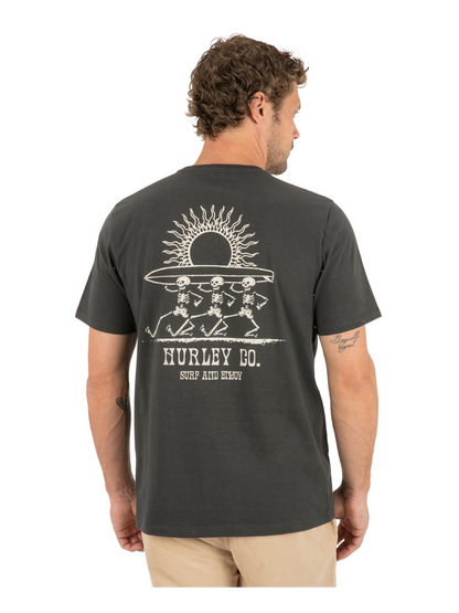 Struttin Bones Short Sleeve in Dark Stone Grey