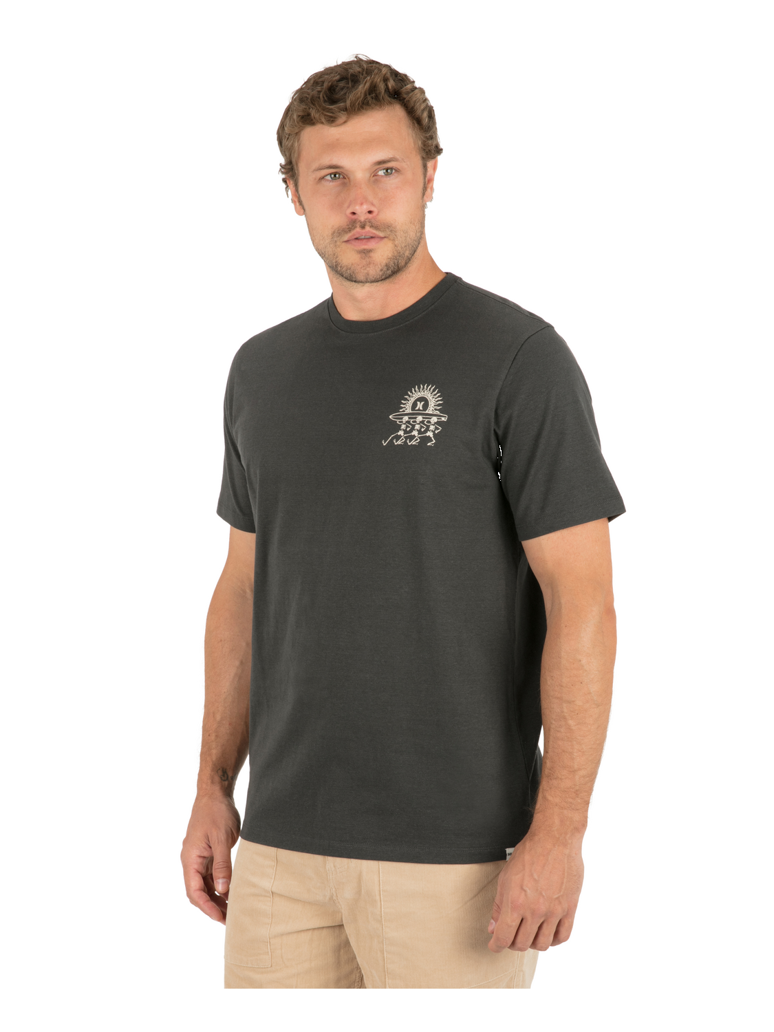 Struttin Bones Short Sleeve in Dark Stone Grey
