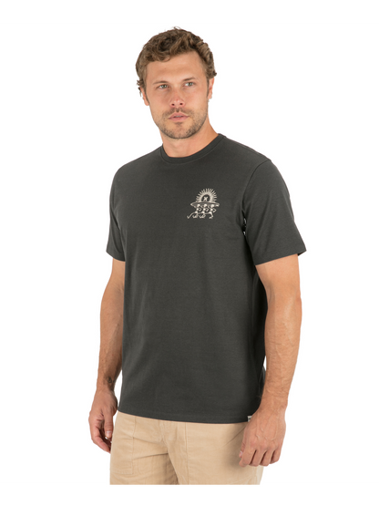 Struttin Bones Short Sleeve in Dark Stone Grey