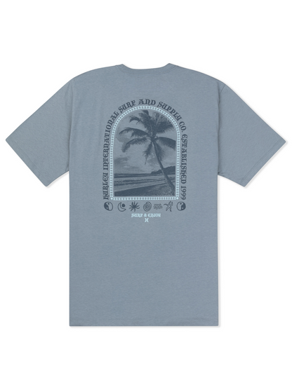 Window Short Sleeve in Worker Blue