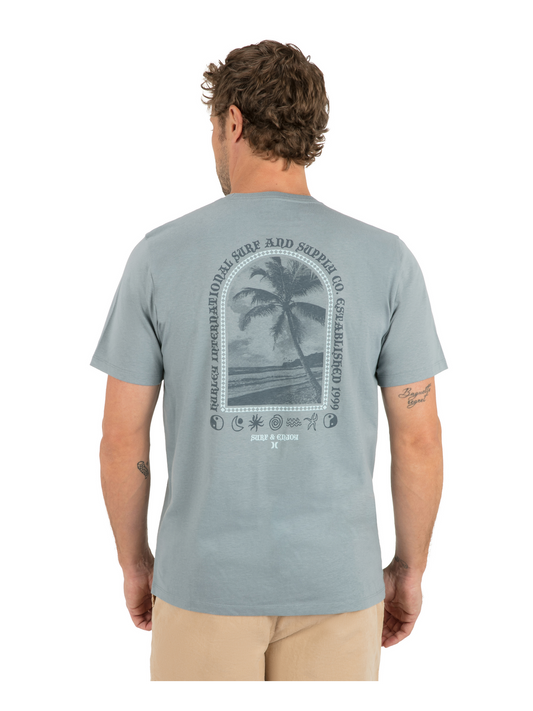 Window Short Sleeve in Worker Blue