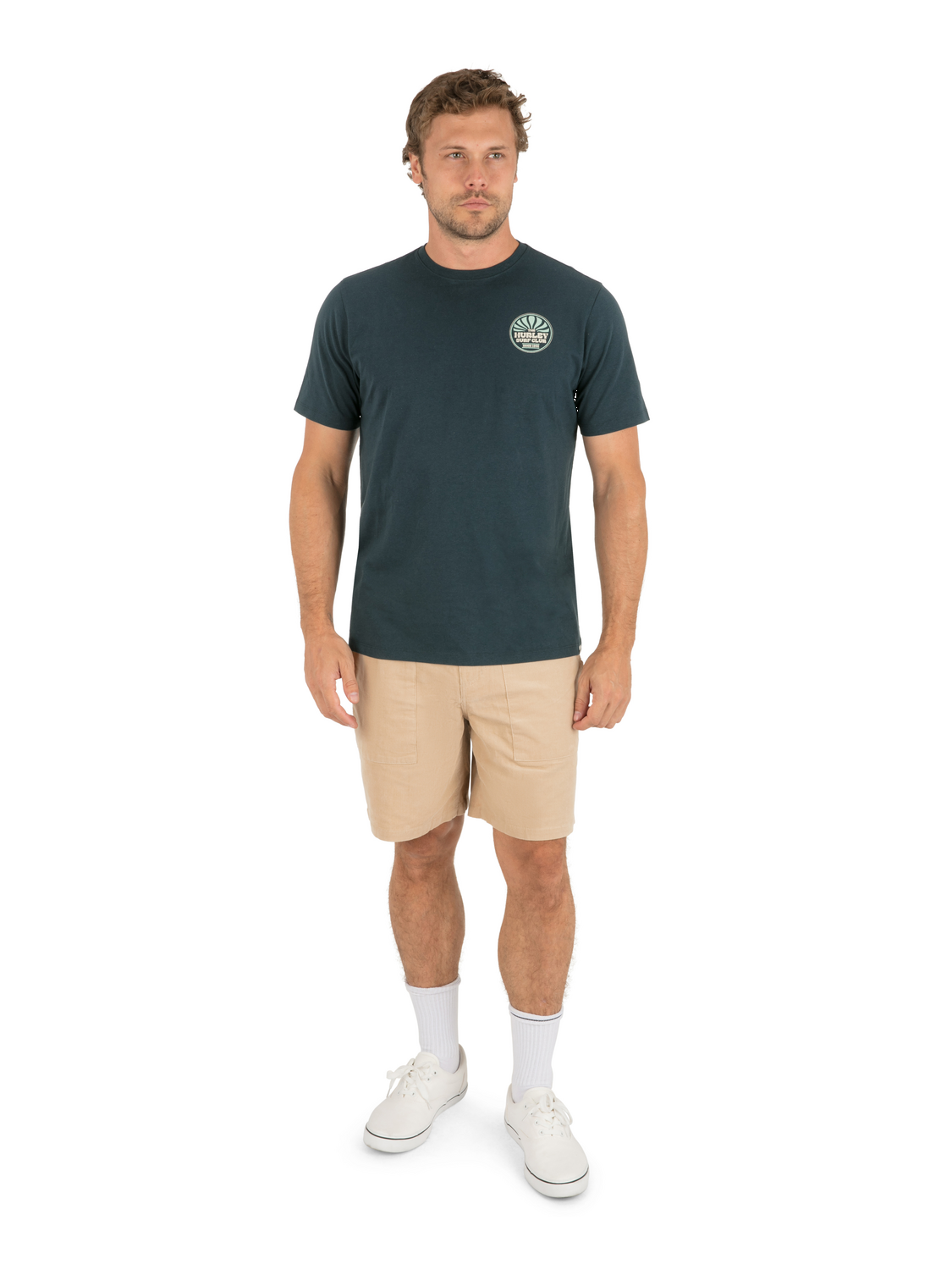Worldwide Short Sleeve in Armored Navy