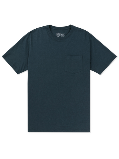 Hurley x Mikey DeTemple Pocket Tee Short Sleeve in Armored Navy