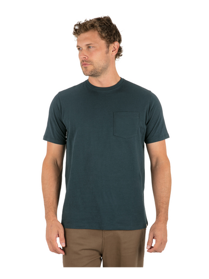Hurley x Mikey DeTemple Pocket Tee Short Sleeve in Armored Navy