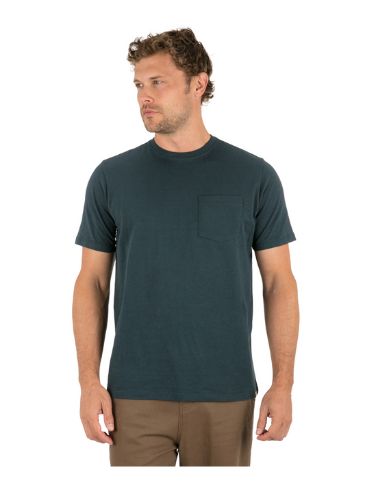 Hurley x Mikey DeTemple Pocket Tee Short Sleeve in Armored Navy