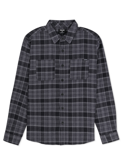 Eugene Flannel Long Sleeve in Black Combo
