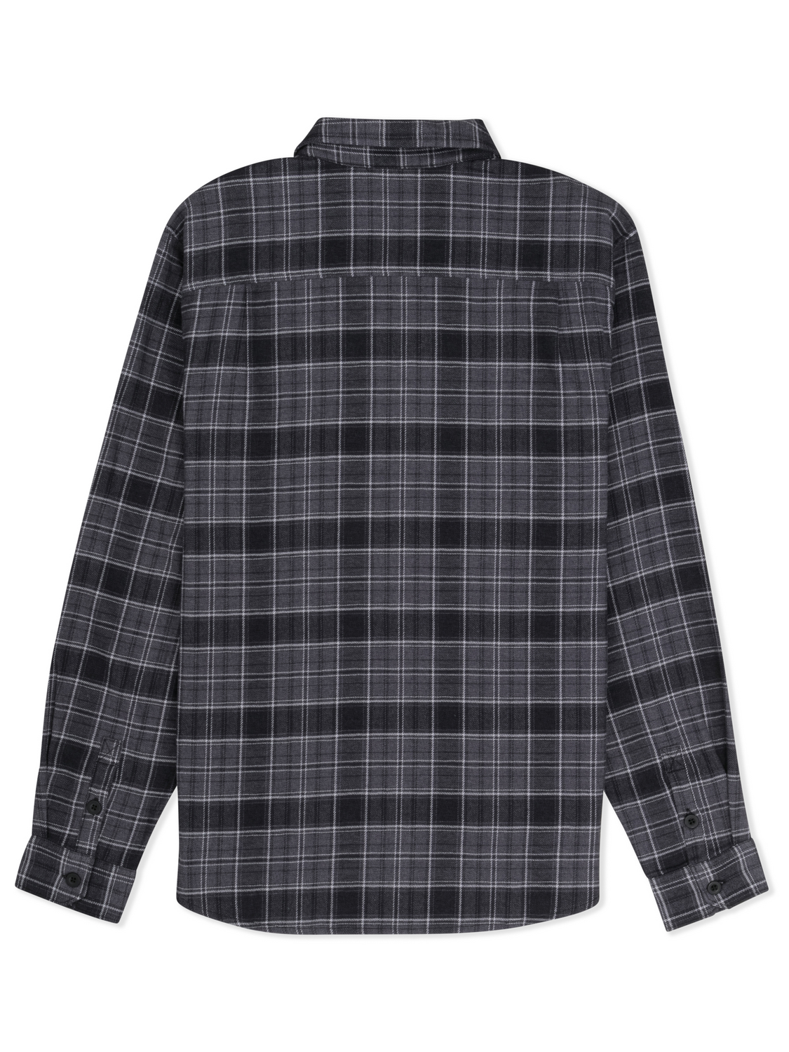Eugene Flannel Long Sleeve in Black Combo