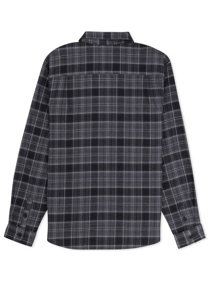 Eugene Flannel Long Sleeve in Black Combo