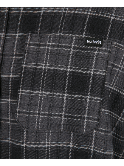 Eugene Flannel Long Sleeve in Black Combo