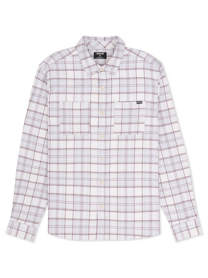 Eugene Flannel Long Sleeve in Bone