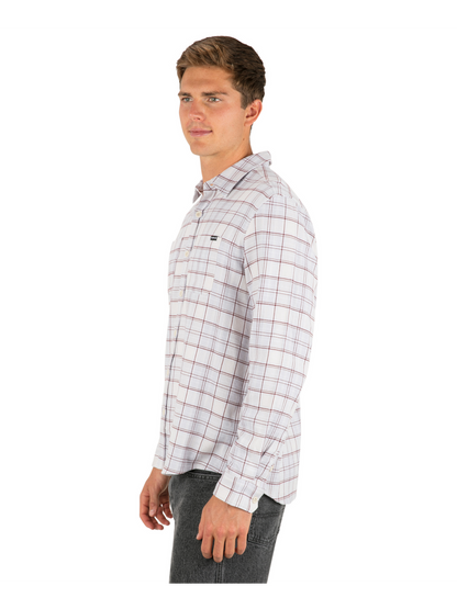 Eugene Flannel Long Sleeve in Bone