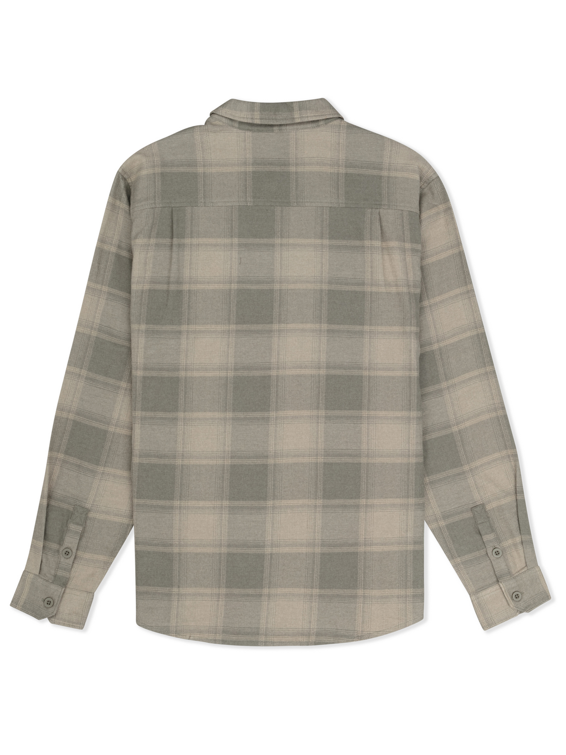 Eugene Flannel Long Sleeve in Olive