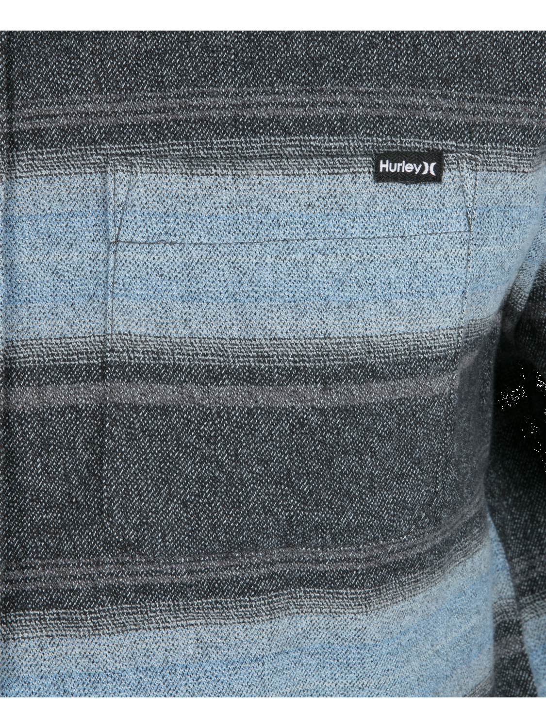 Eugene Stripe Flannel Long Sleeve in Aquifer